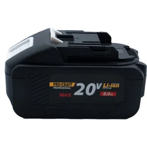 Акумуляторна батарея Procraft Battery20/8 (20В, 8Аг) (Battery20_8) UA