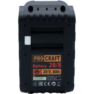 Акумуляторна батарея Procraft Battery20/8 (20В, 8Аг) (Battery20_8) UA