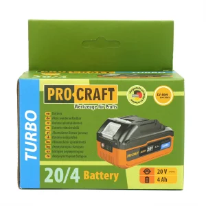 Акумуляторна батарея Procraft Battery20/4 Turbo (20В, 4Аг) (Battery20_4_turbo) UA