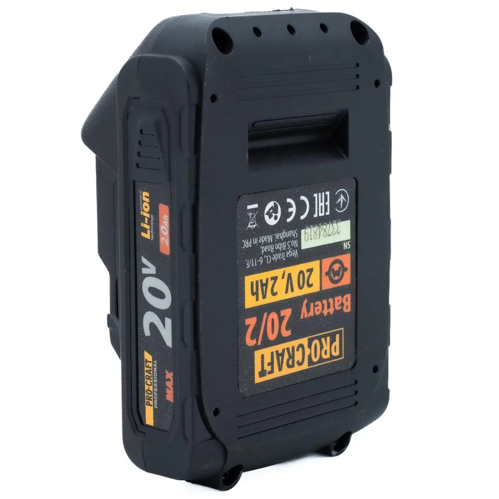 Акумуляторна батарея Procraft Battery20/2 (20В, 2Аг) (Battery20_2) UA