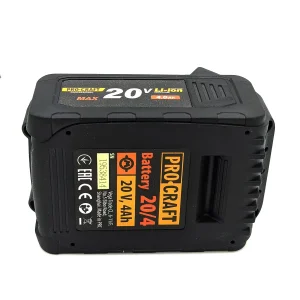 Акумуляторна батарея Procraft Battery20/4 (20В, 4Аг) (Battery20_4) UA