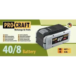 Акумуляторна батарея Procraft Battery40/8 (Battery40_8) UA