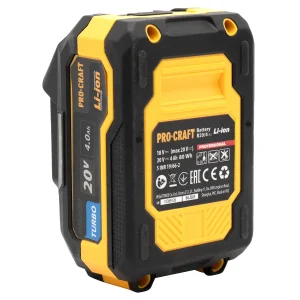 Набір акумуляторів та зарядного пристрою Procraft PBC-set2 (20/4 акб та зп) UA