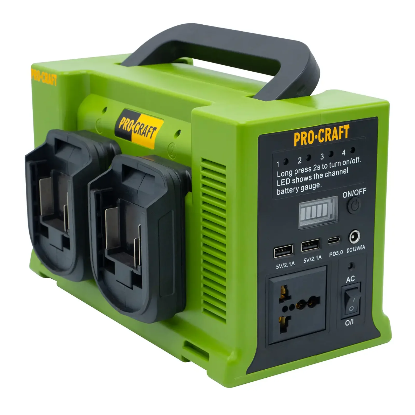 Акумуляторний інвертор напруги Procraft PSI20 UA