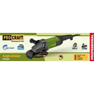 Кутошліфувальна машина Procraft PW2600 UA