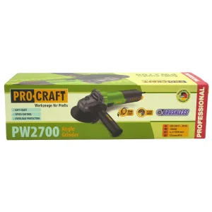 Кутошліфувальна машина безщіткова Procraft PW2350 125 мм UA