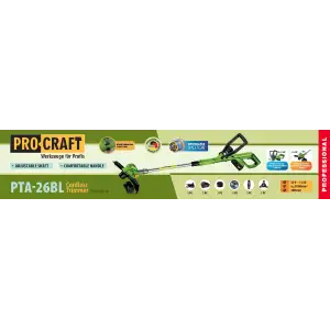 Акумуляторний тример Procraft PTA26BL (1 акб) UA