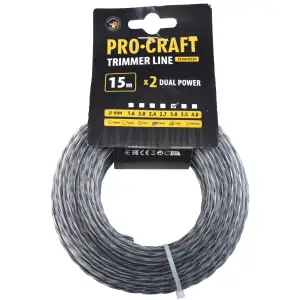 Волосінь з жилою спіраль Procraft 3мм 15м (liska_jila_twist_3) UA
