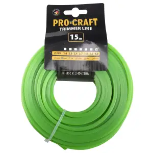 Волосінь квадрат Procraft 4мм 15м (liska_square_4) UA