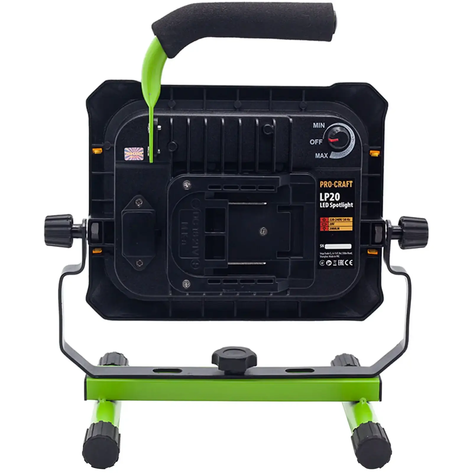 Акумуляторний ліхтар Procraft LP20 (без АКБ та ЗП) UA