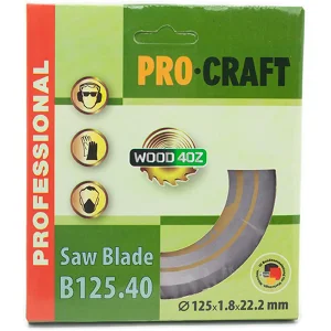 Пиляльний диск Procraft B125.40 40T (по дереву) (B125_40) UA