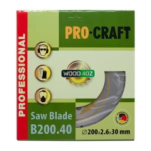 Пиляльний диск Procraft B200.40 40T (по дереву) (B200_40) UA