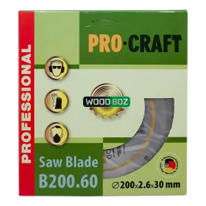 Пиляльний диск Procraft B200.60 60T (по дереву) (B200_60) UA