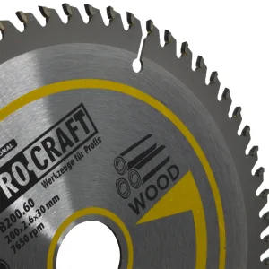 Пиляльний диск Procraft B200.60 60T (по дереву) (B200_60) UA