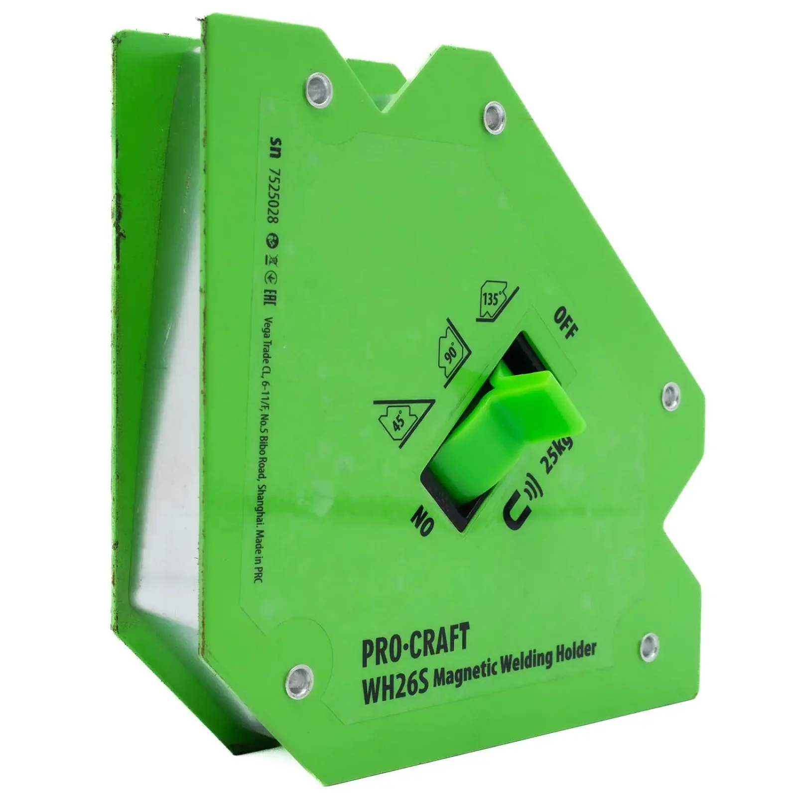 Магнітний кутник для зварювання Procraft WH26S UA