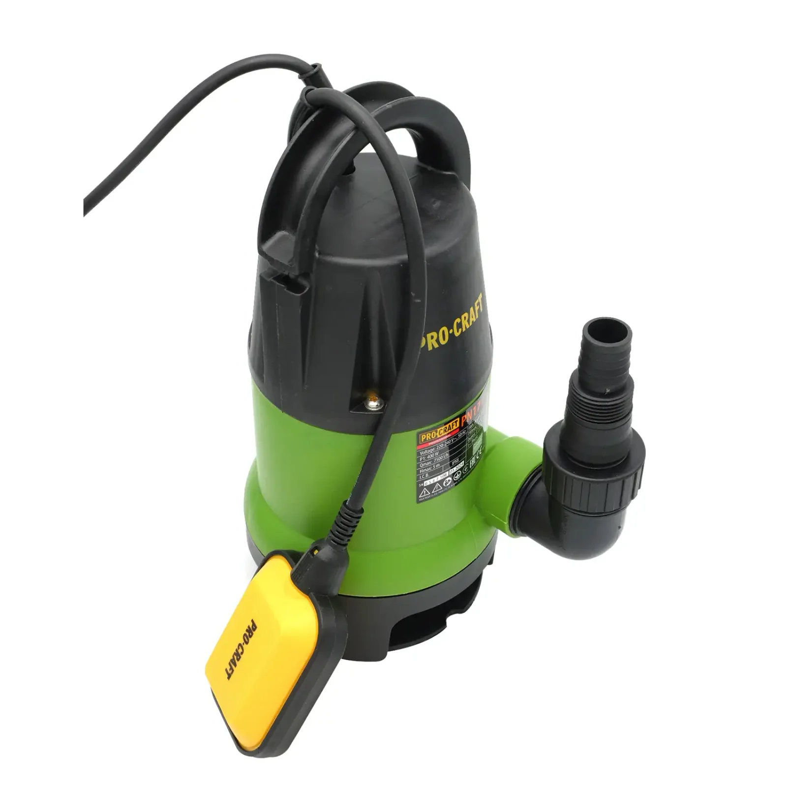 Дренажно-фекальний насос Procraft PN17 UA