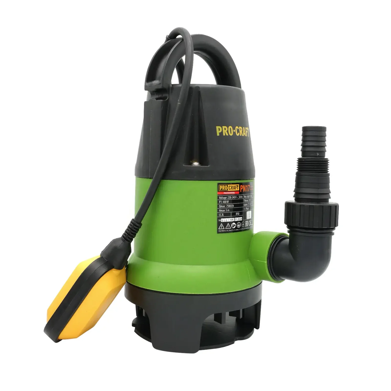 Дренажно-фекальний насос Procraft PN17 UA