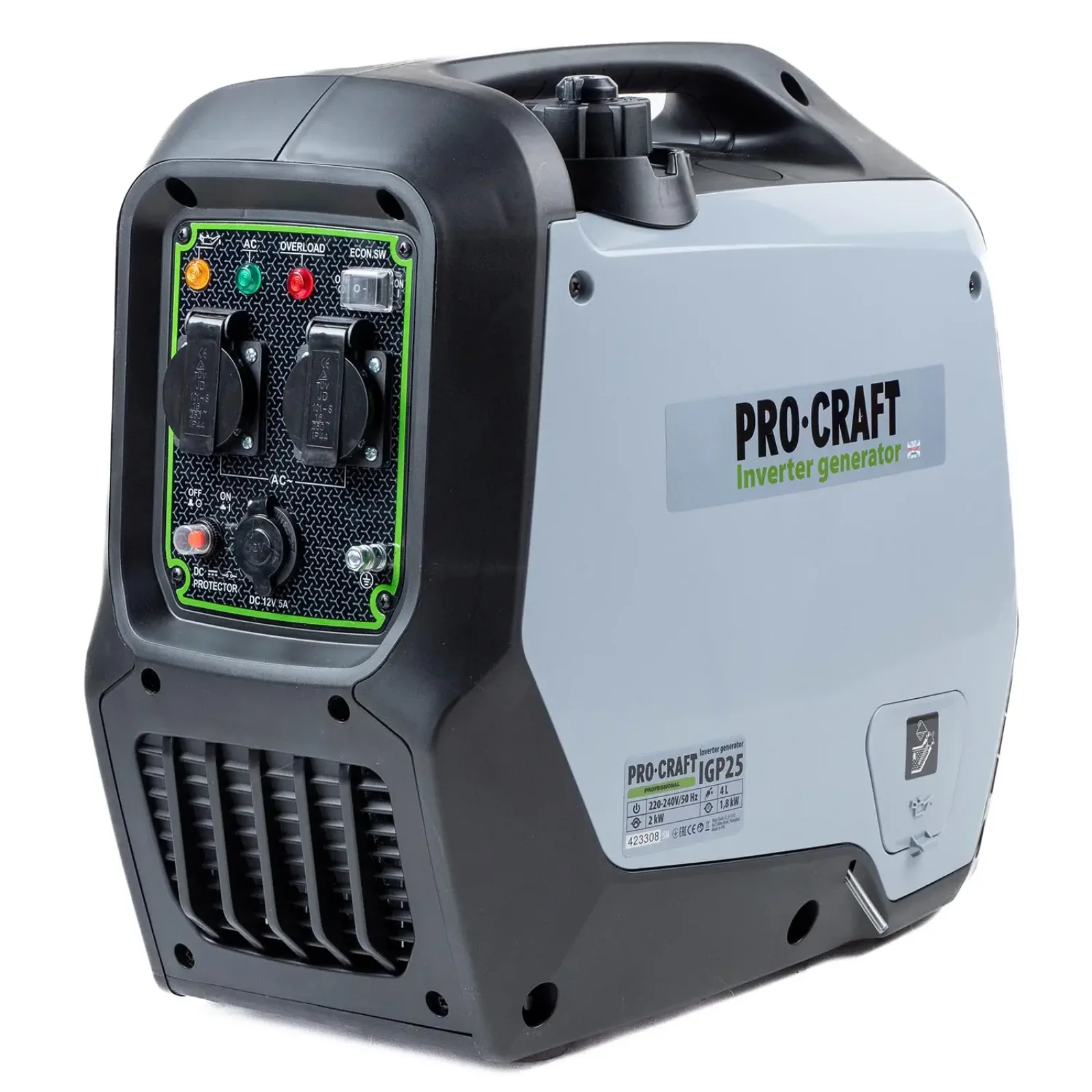 Інверторний бензиновий генератор Procraft IGP25 UA