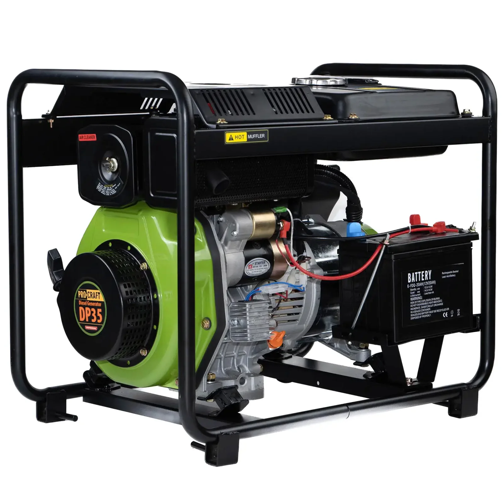 Генератор дизельний Procraft DP35 UA