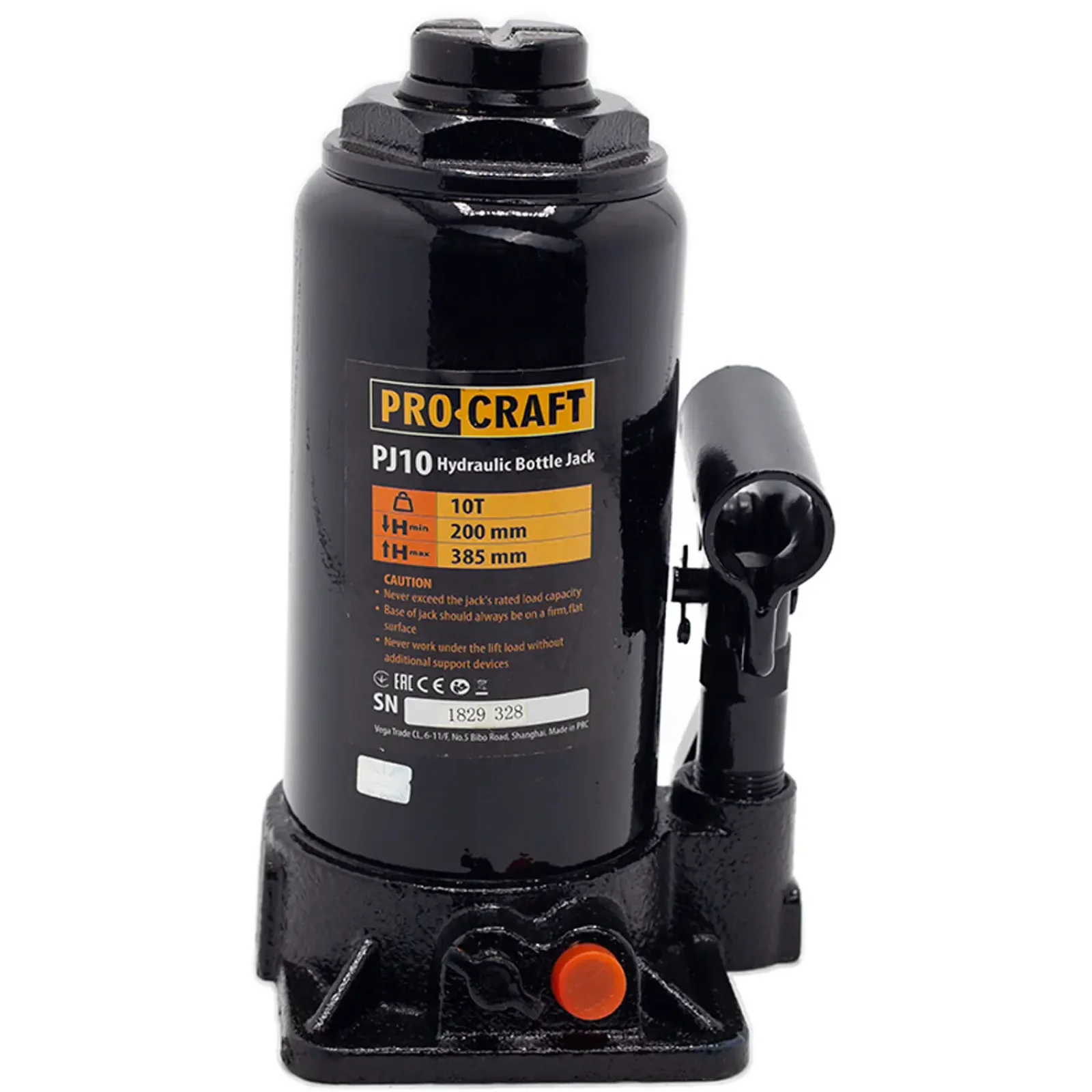 Домкрат гідравлічний Procraft PJ10 UA