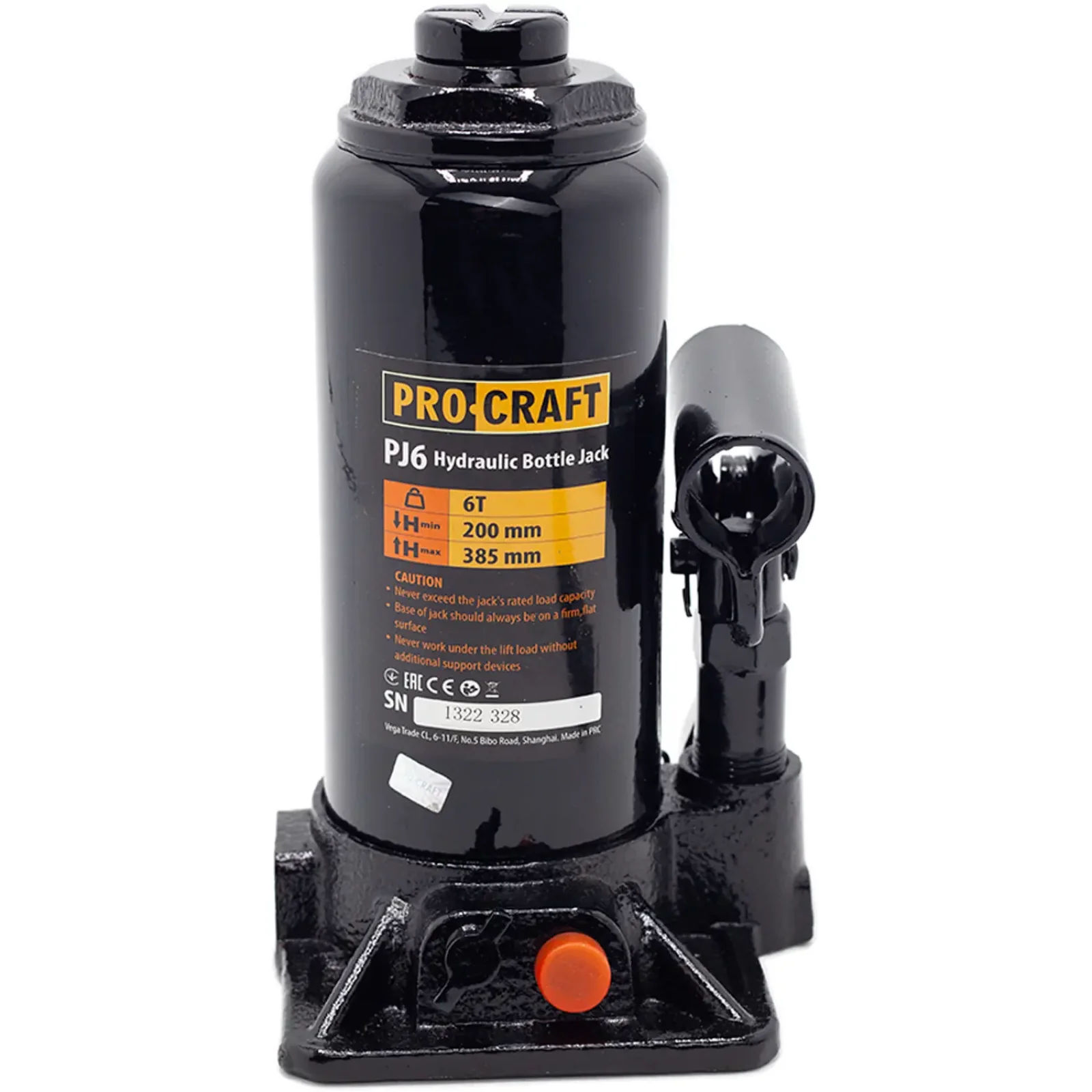 Домкрат гідравлічний Procraft PJ6 UA