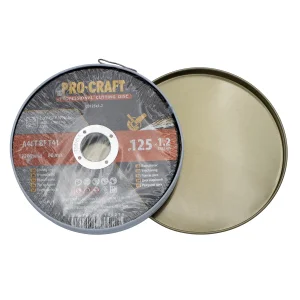 Диск відрізний Procraft CD125x1.2b 125 мм 1,2 мм 22,2 мм 10 шт/уп UA