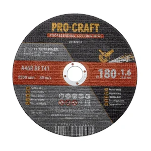 Диск відрізний Procraft CD180x1.6 180 мм 1,6 мм 22,2 мм UA