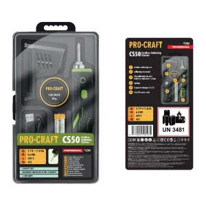 Акумуляторний паяльник Procraft CS50 (Type C) UA