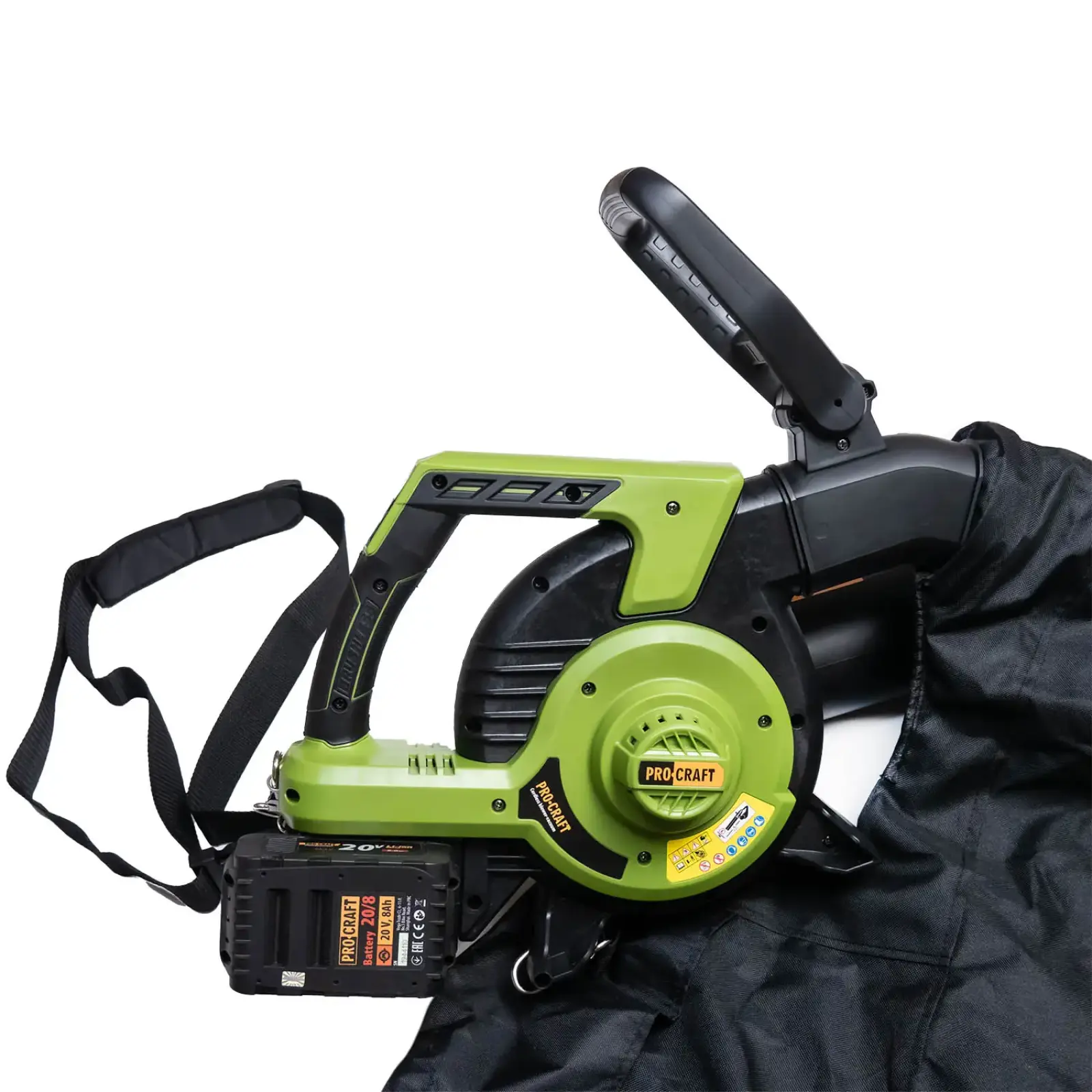 Акумуляторний пилосос-повітродувка Procraft VB20 (без акб та зп) UA