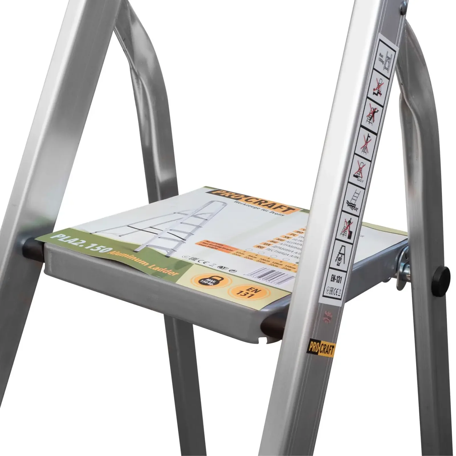 Драбина-стрем'янка алюмінієва Procraft PLA2.150 UA