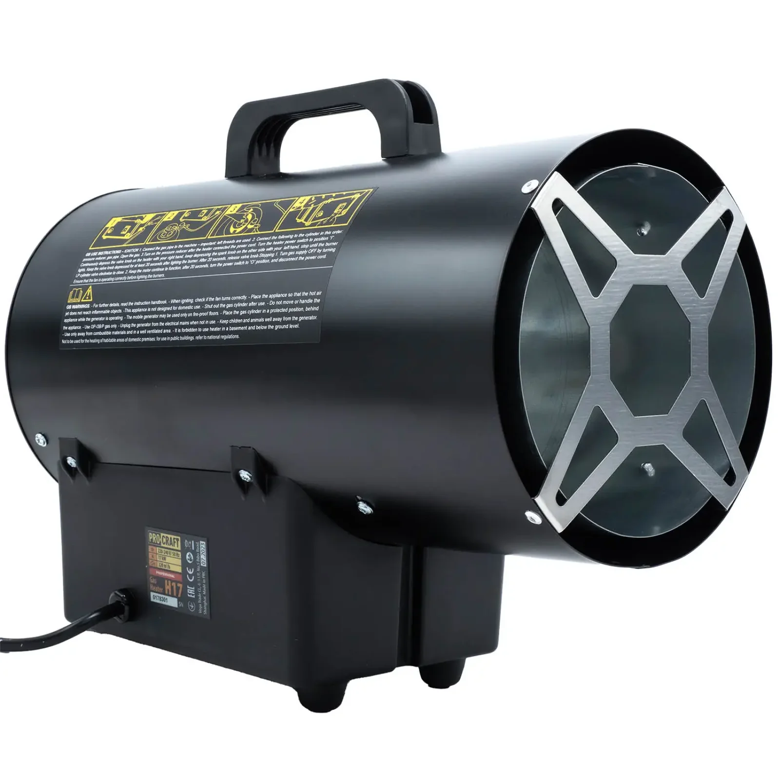 Газова теплова гармата Procraft H17 UA