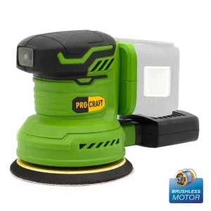 Акумуляторна ексцентрикова шліфмашина Procraft PX20BL (без акб та зп) UA