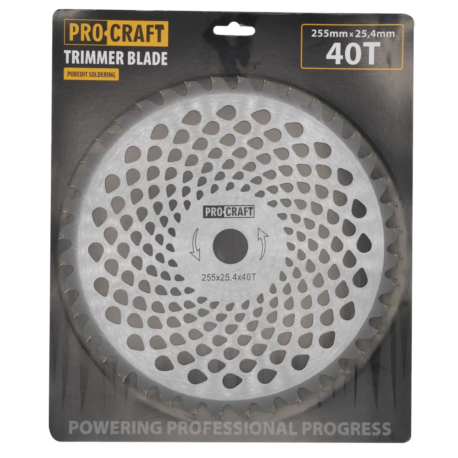 Ніж 40Т победит Procraft D255*25.4 (nij_40T_pobedit) UA