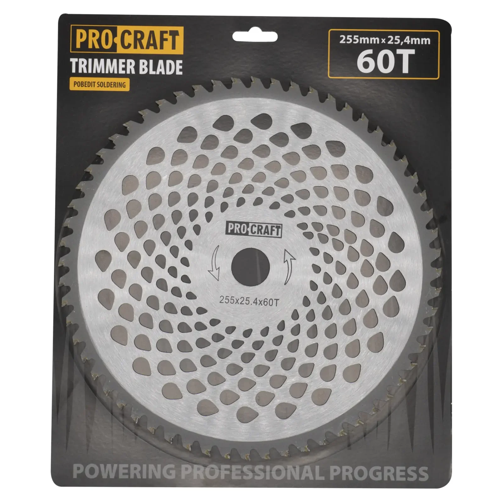 Ніж 60Т победит Procraft D255*25.4 (nij_60T_pobedit) UA