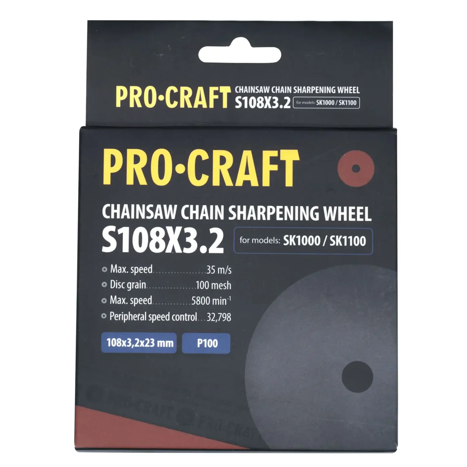 Заточувальний керамічний диск Procraft S108X3.2 до SK1000, SK1100 UA