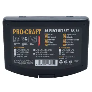 Набір біт Procraft BS56 UA