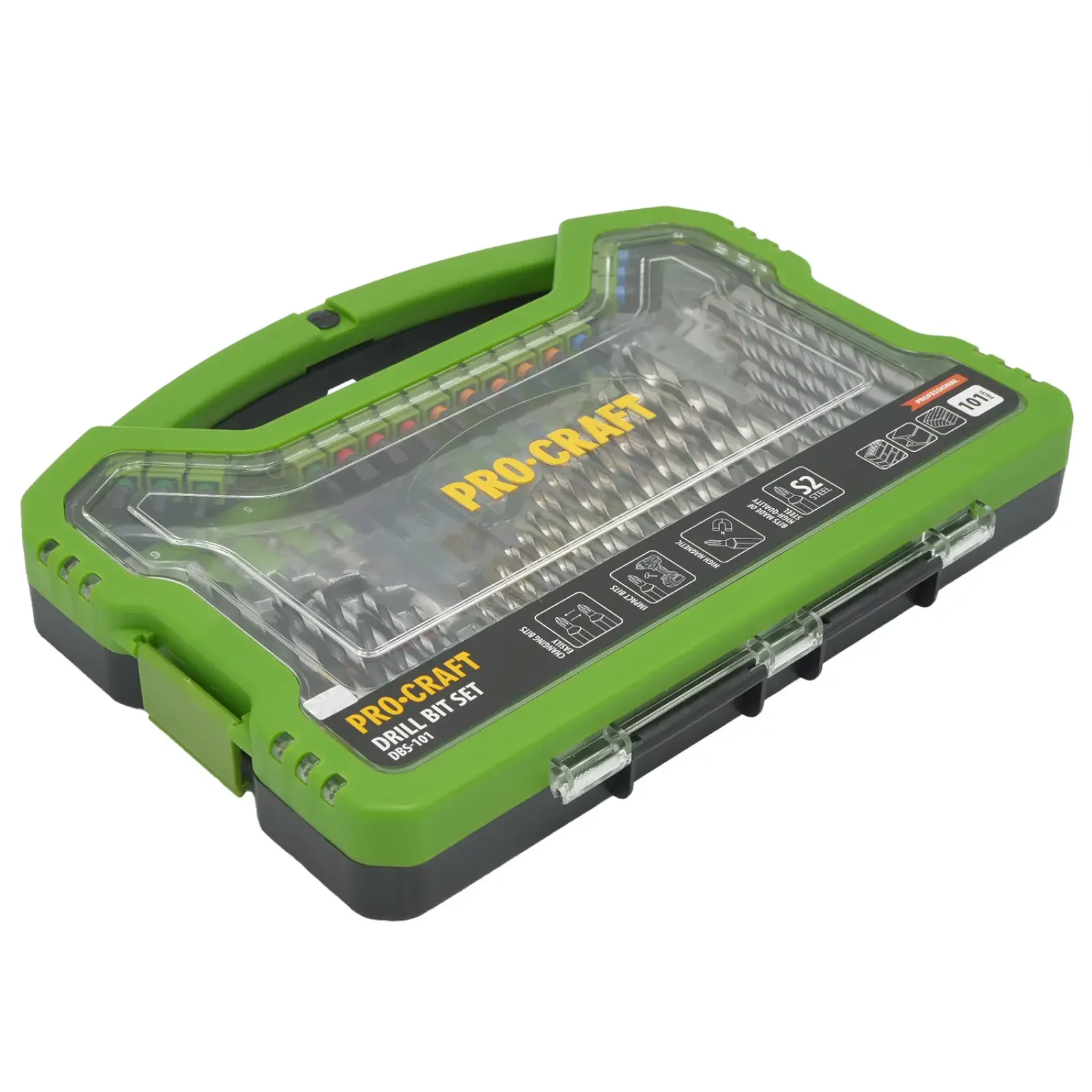 Набір свердл та біт Procraft DBS101 UA
