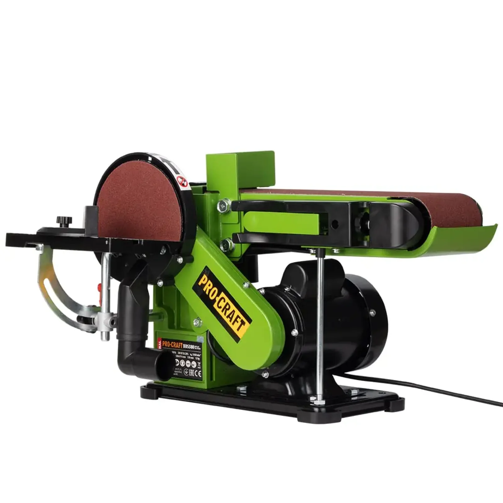 Дисково-стрічковий шліфувальний верстат (гріндер) Procraft BDS380 UA