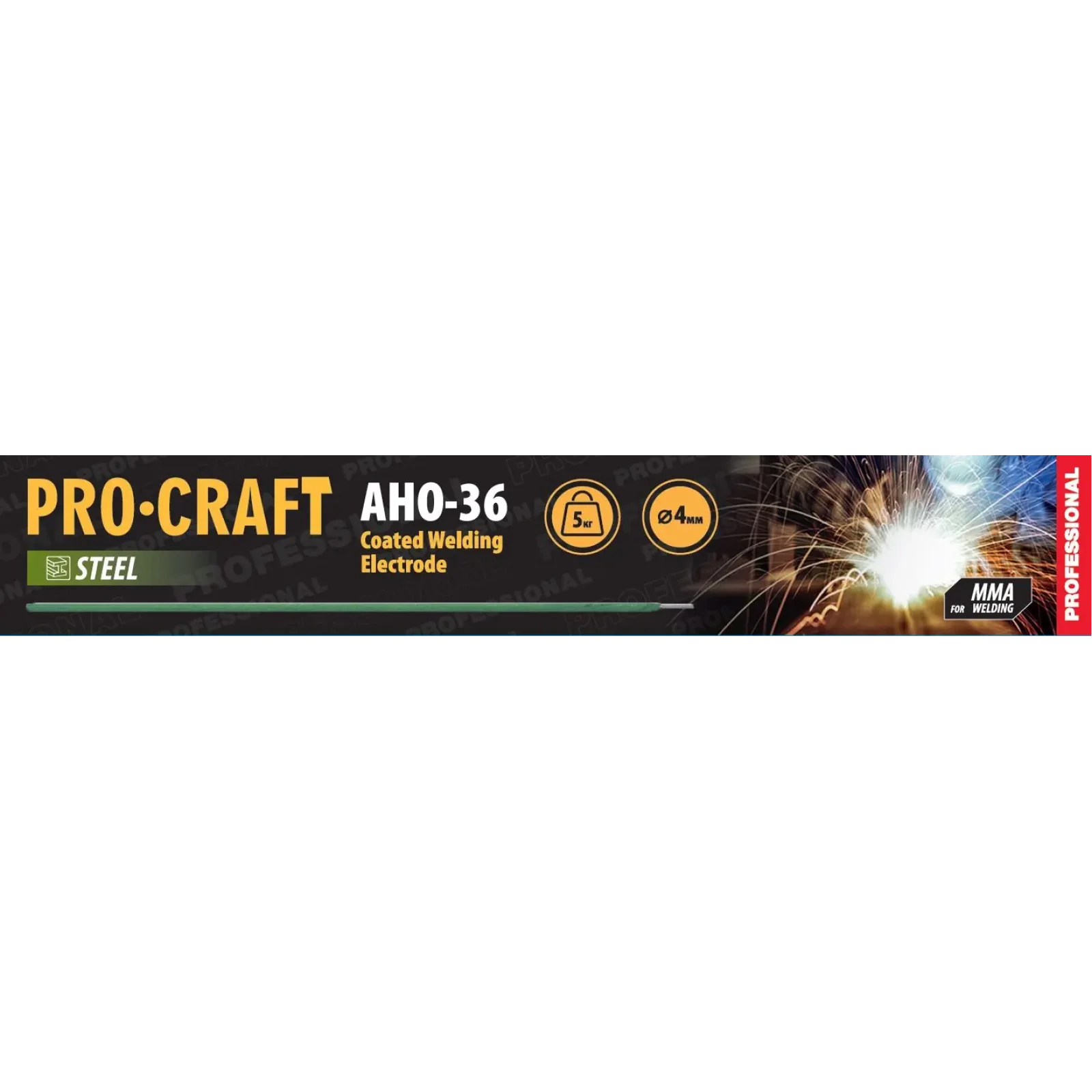 Електроди Procraft AHO36 5кг 4мм (AHO36_5_4) UA