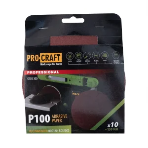 Круг шліфувальний самозачепний Procraft K150.100 UNIVERSAL (набір 10 шт.) (K150_100) UA
