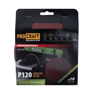 Круг шліфувальний самозачепний Procraft K150.120 UNIVERSAL (набір 10 шт.) (K150_120) UA