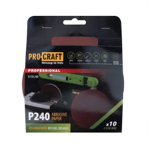 Круг шліфувальний самозачепний Procraft K150.240 UNIVERSAL (набір 10 шт.) (K150_240) UA