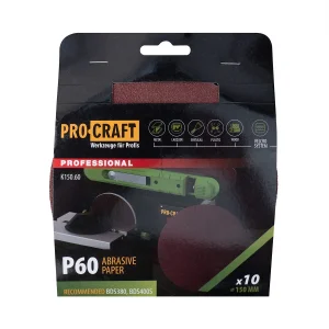 Круг шліфувальний самозачепний Procraft K150.60 UNIVERSAL (набір 10 шт.) (K150_60) UA
