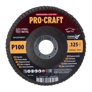 Диск пелюстковий Procraft FD125P100T27 UNIVERSAL UA