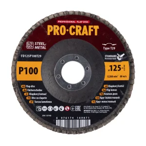 Диск пелюстковий Procraft FD125P100T29 UNIVERSAL UA