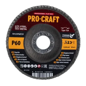 Диск пелюстковий Procraft FD125P60T29 UNIVERSAL UA