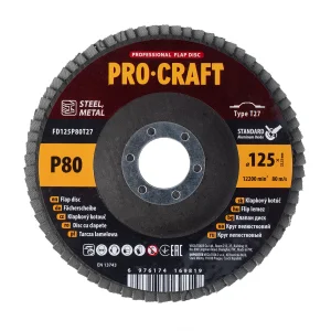 Диск пелюстковий Procraft FD125P80T27 UNIVERSAL UA
