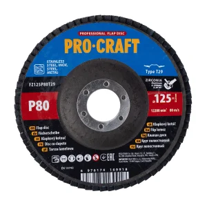 Диск пелюстковий Procraft FZ125P80T29 UNIVERSAL UA
