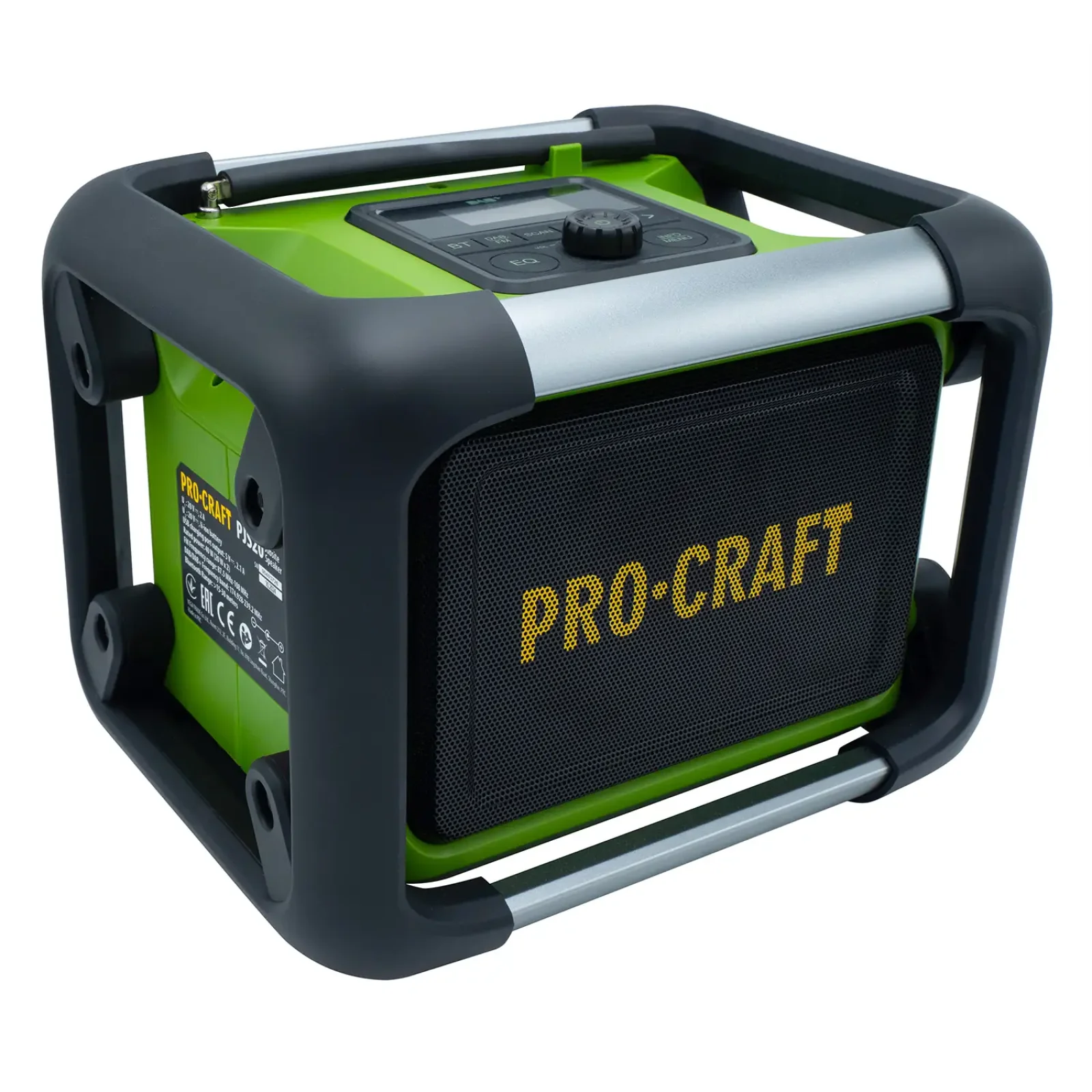 Акумуляторний радіоприймач Procraft PJS20 (Без акб та зп) UA