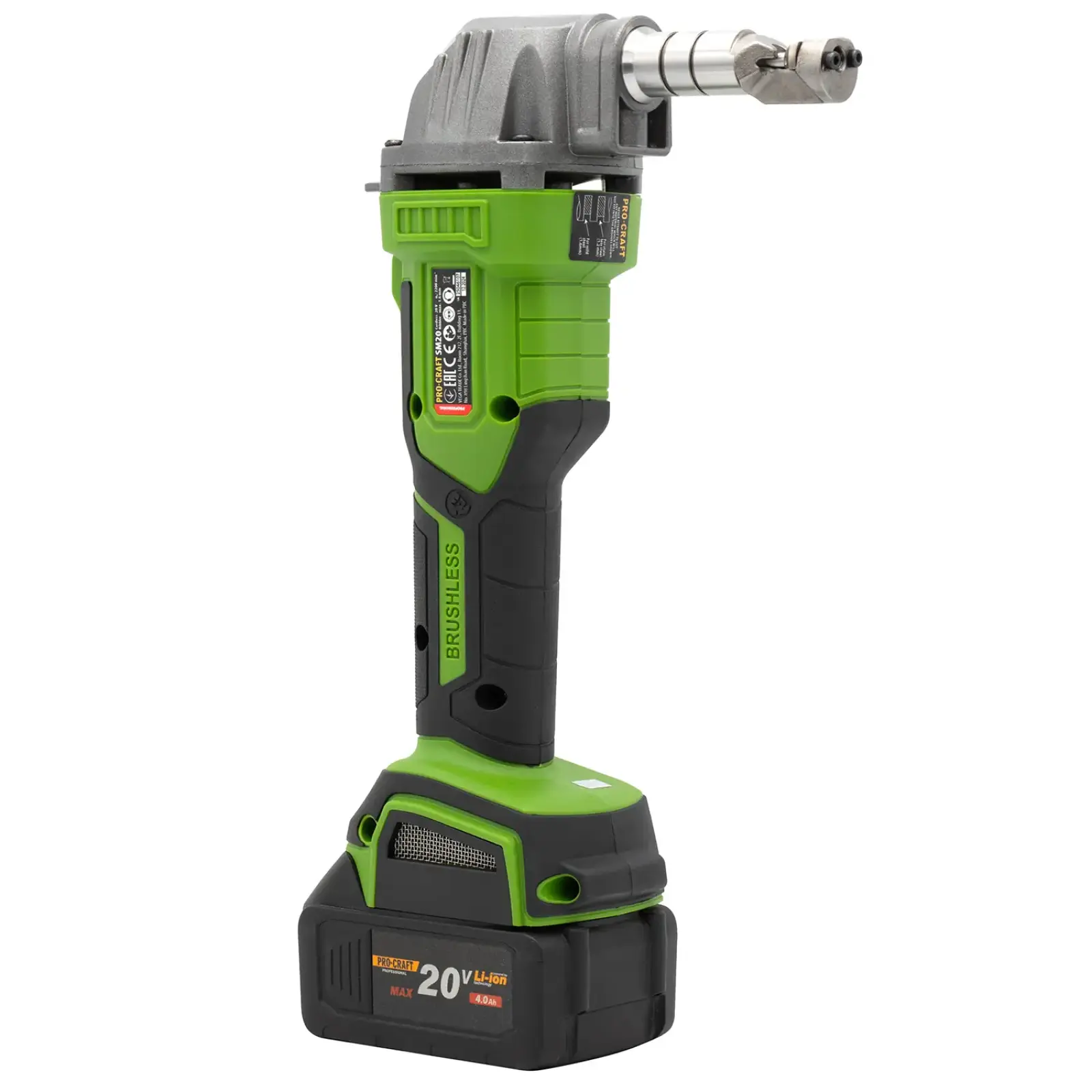 Акумуляторні вирубні ножиці по металу Procraft SM20 (без акб та зп) UA